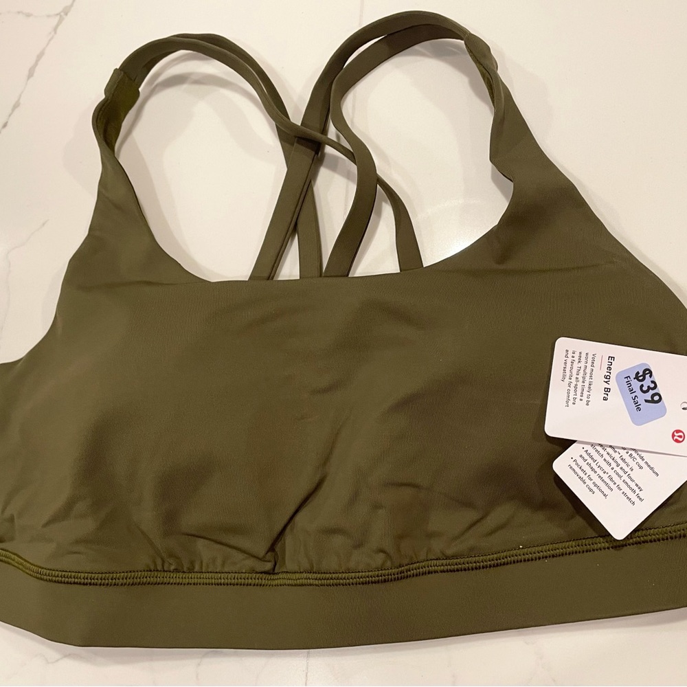 NWT Lululemon Energy Bra